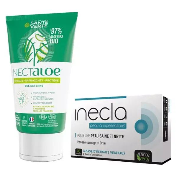 Pacote Santé Verte para pele sem manchas