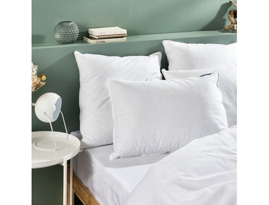 BLEU CALIN - Pack oreiller Oreiller sur mesure 60x60cm - le duo mémoire de forme mixte...