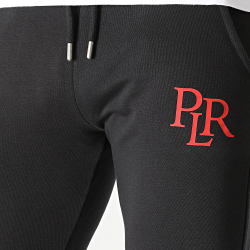 Pantalon Jogging PLR Noir Rouge