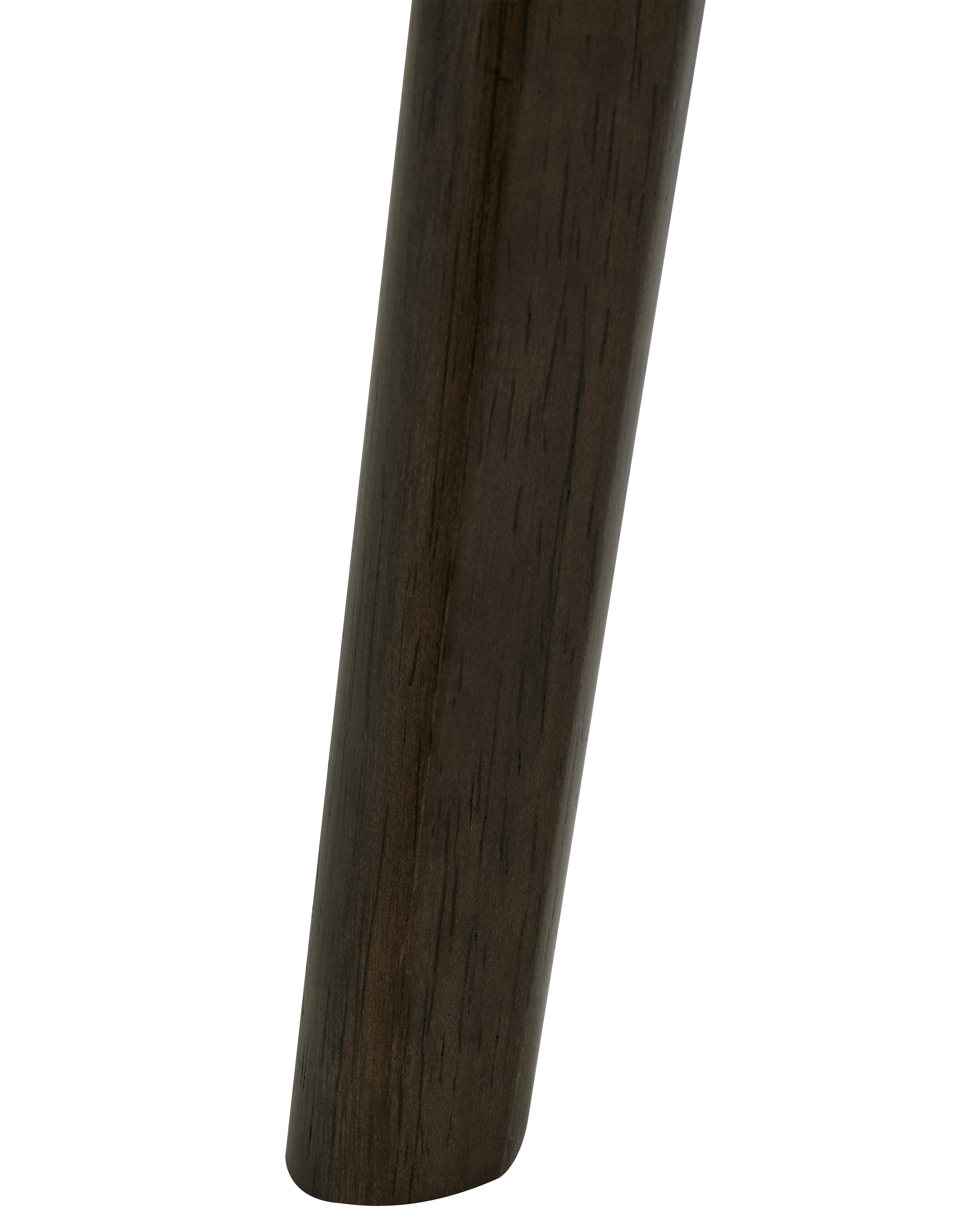 Set van 2 eetkamerstoelen OVERLY Hout Donkerbruin