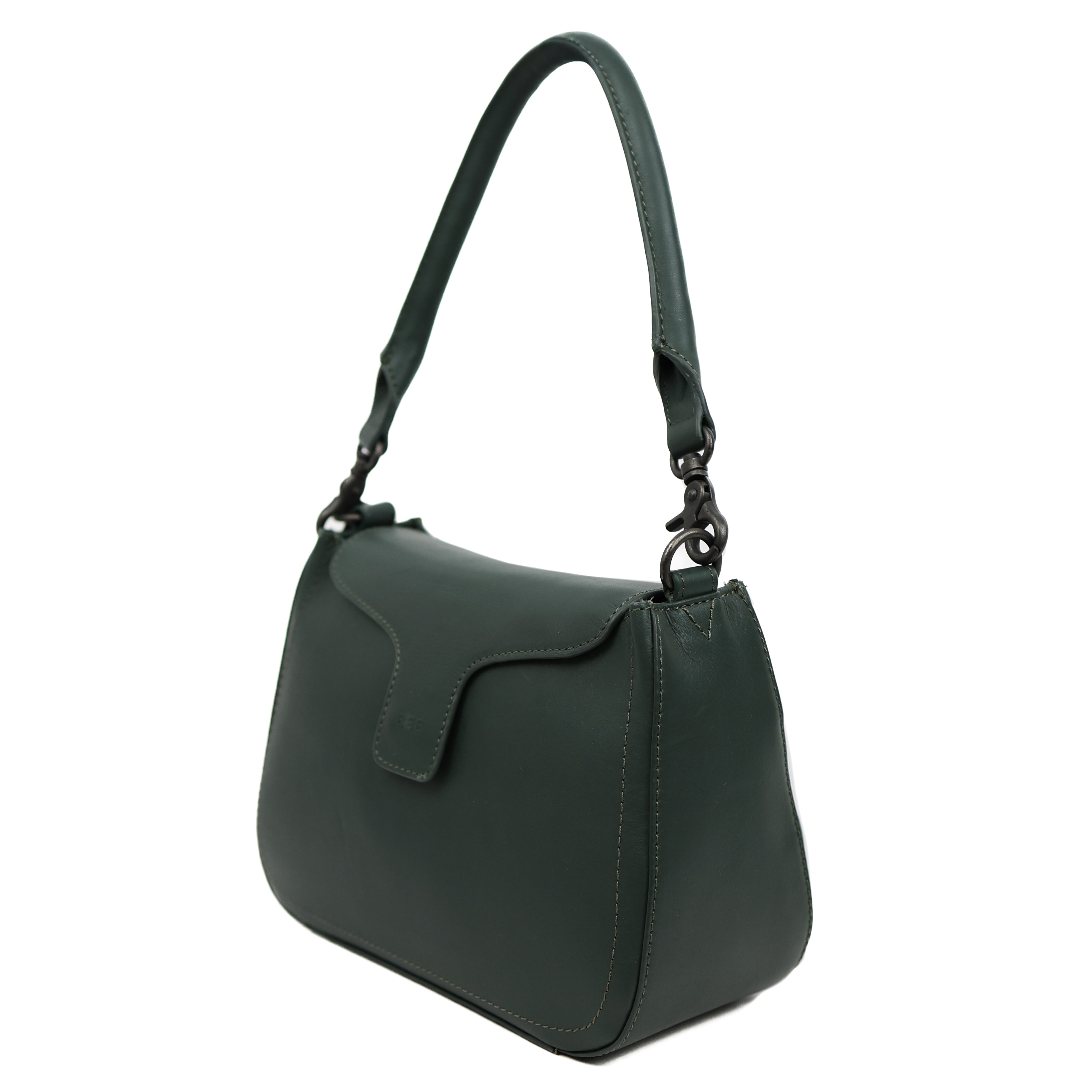 Hand-/schoudertasje met flap 'Fenna' Green Green