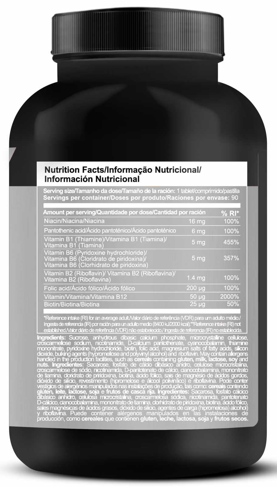 Zumub Complexo de Vitamina B Profissional 90 comprimidos