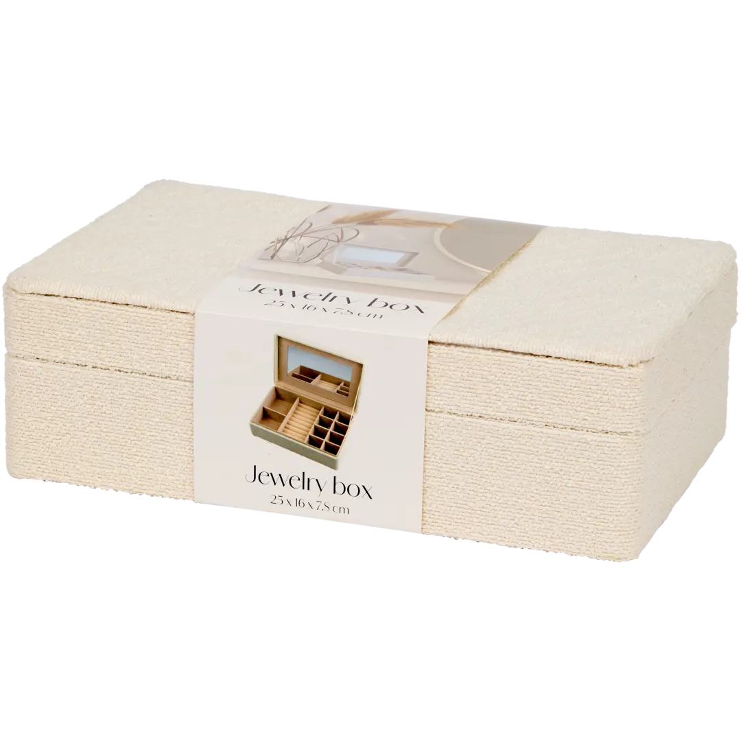 Sieradendoos 25 x 16 x 8 cm | diverse kleuren
