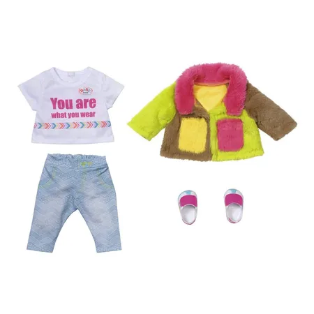 BABY born® Deluxe Regenbogen Mantel 43cm