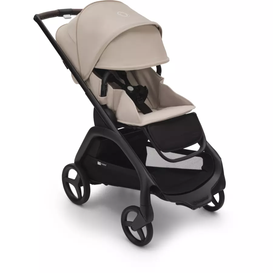 bugaboo Kinderwagen Dragonfly Complete Black Desert Taupe