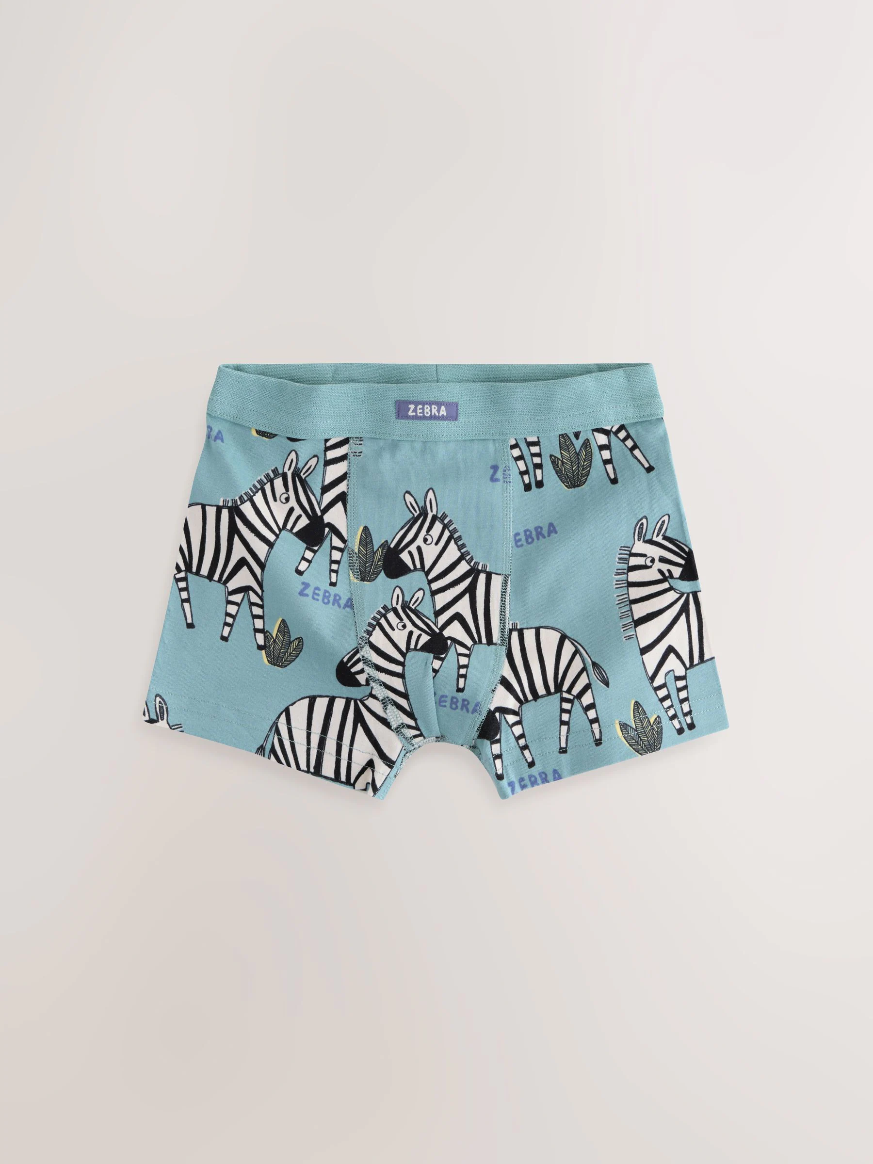 Safaridieren - Set van 5 boxershorts met zachte tailleband (1,5-16 jr)