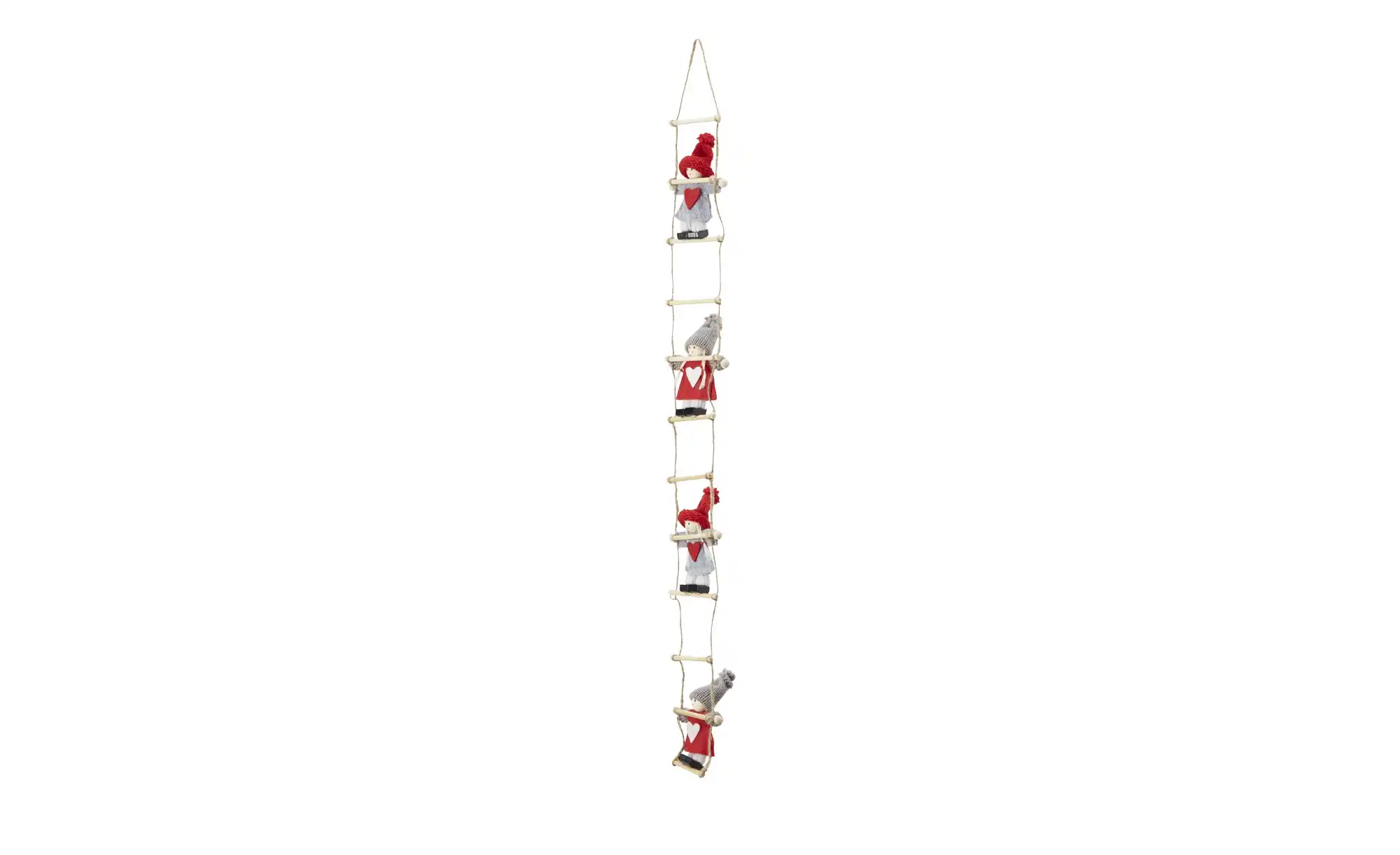 HOME STORY Weihnachtsfiguren auf Leiter