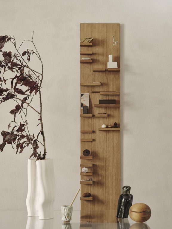 Ferm Living Parade wandplank 140 geolied eiken