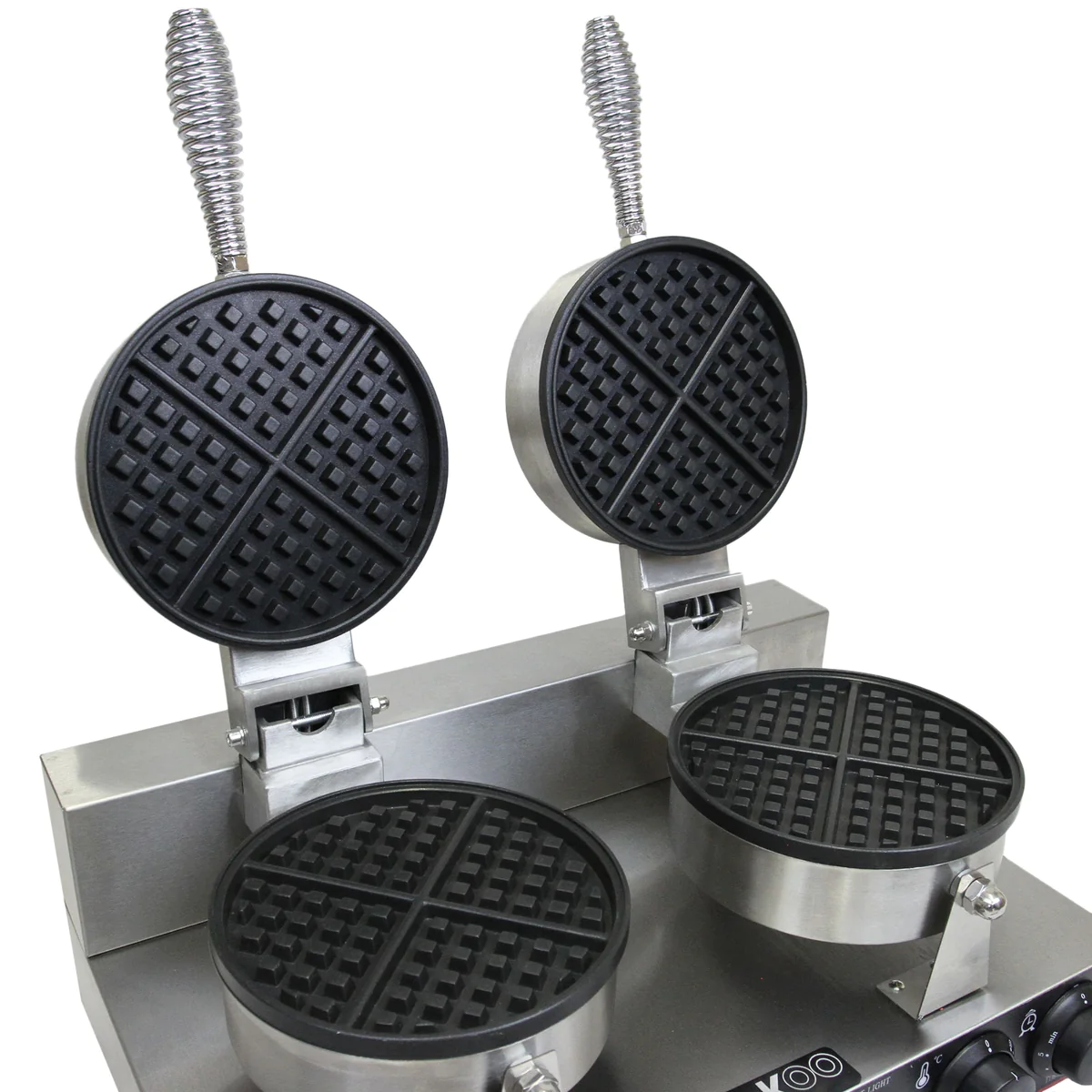 Gaufrier Electrique Professionnel Double Moules Plaque de Cuison en Té