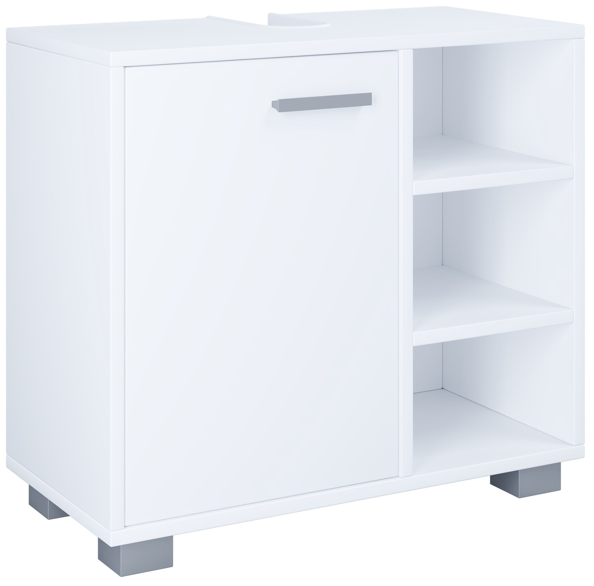 VCM Holz Badmöbel Badunterschrank Waschbeckenunterschrank Badezimmer Zalo L