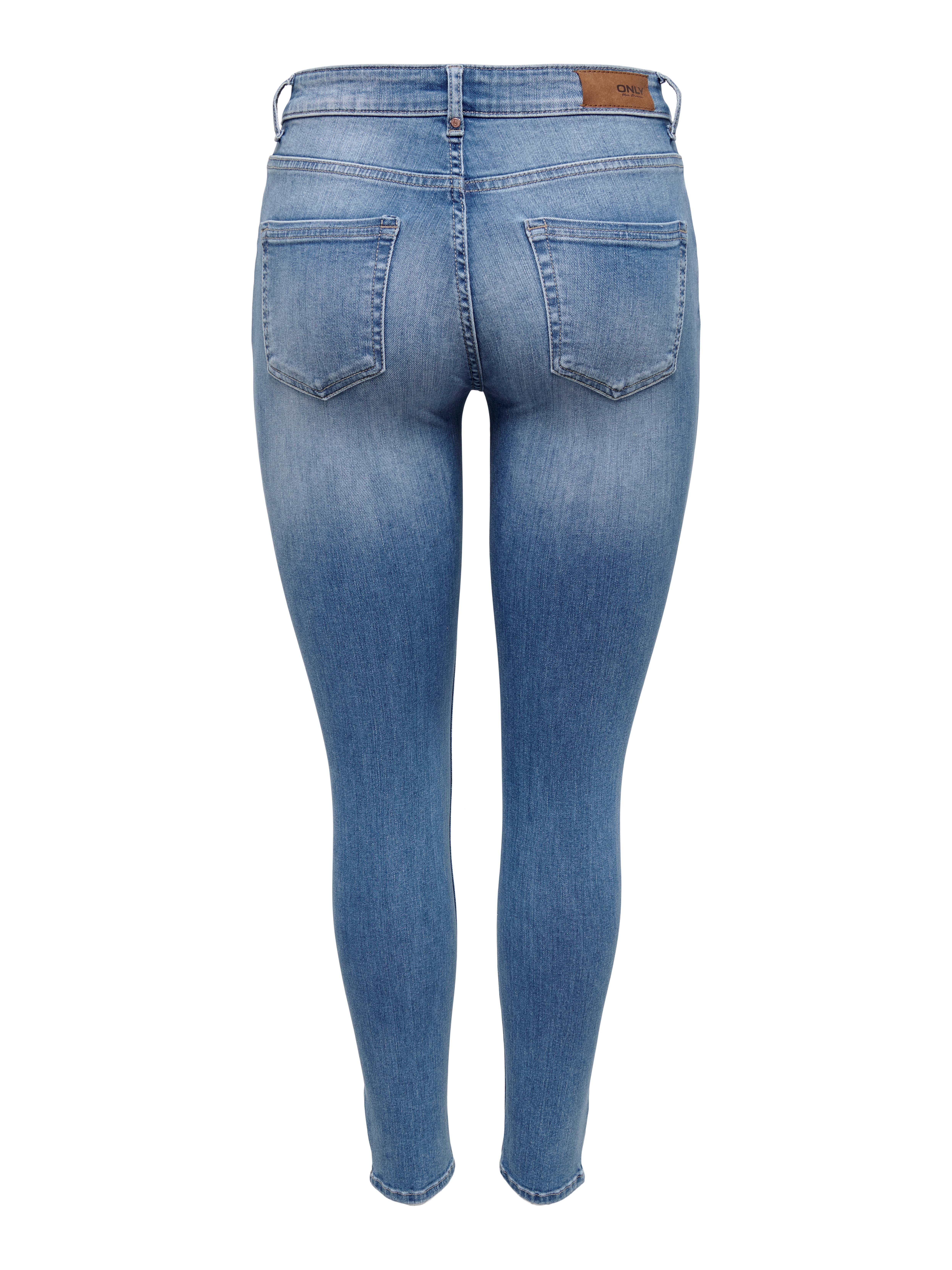 ONLBLUSH Mittlere Taille Skinny Fit Jeans Light Medium Blue Denim
