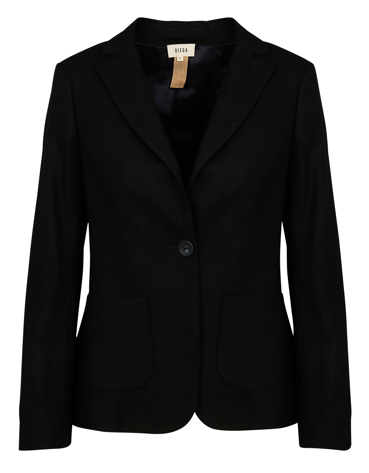 VORADO - Veste de blazer ajustée à col tailleur | Noir