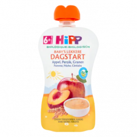 Hipp Biologische appel, perzik en granen (vanaf 6 maanden)