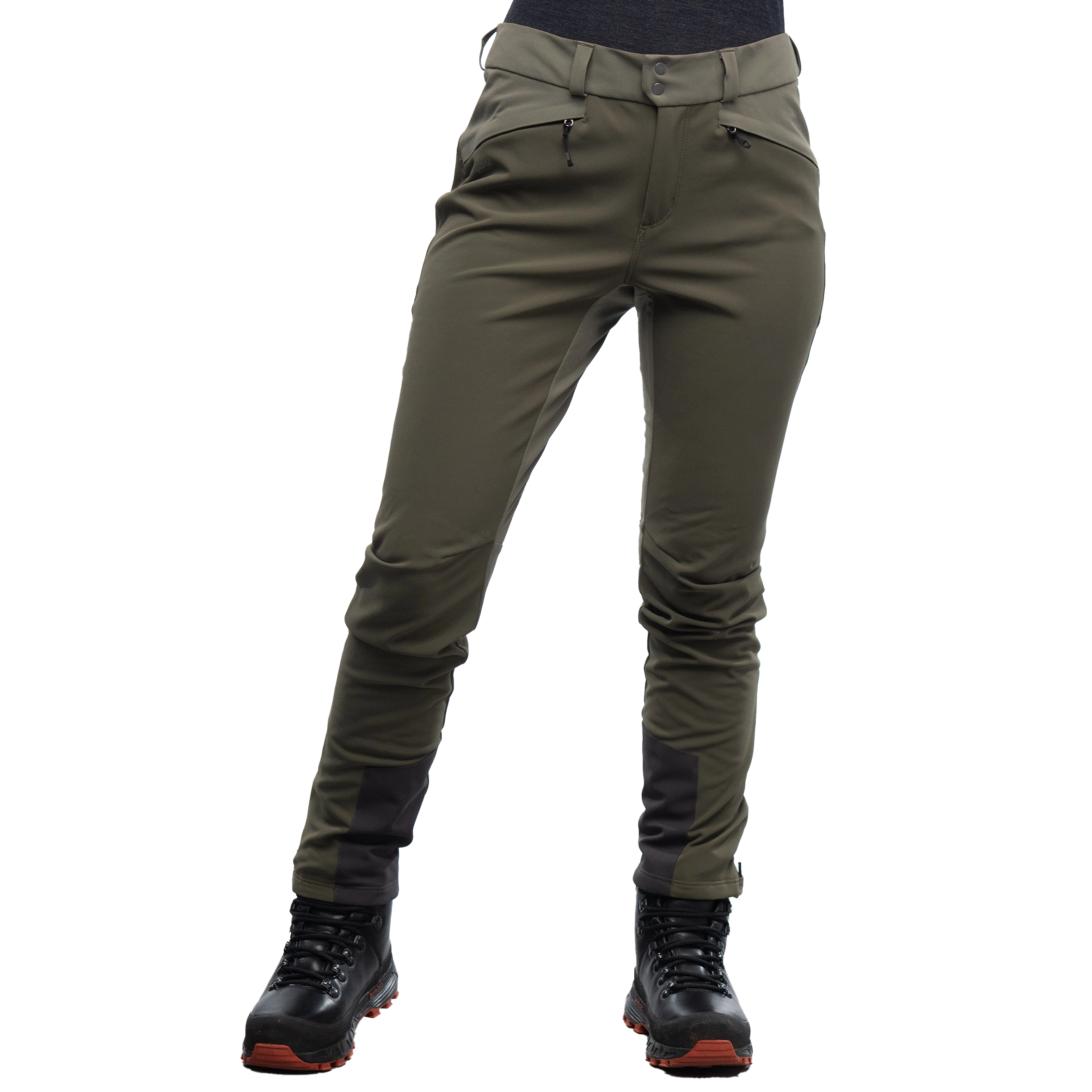 Istjern Warm Flex W Pant Dark Green Mud