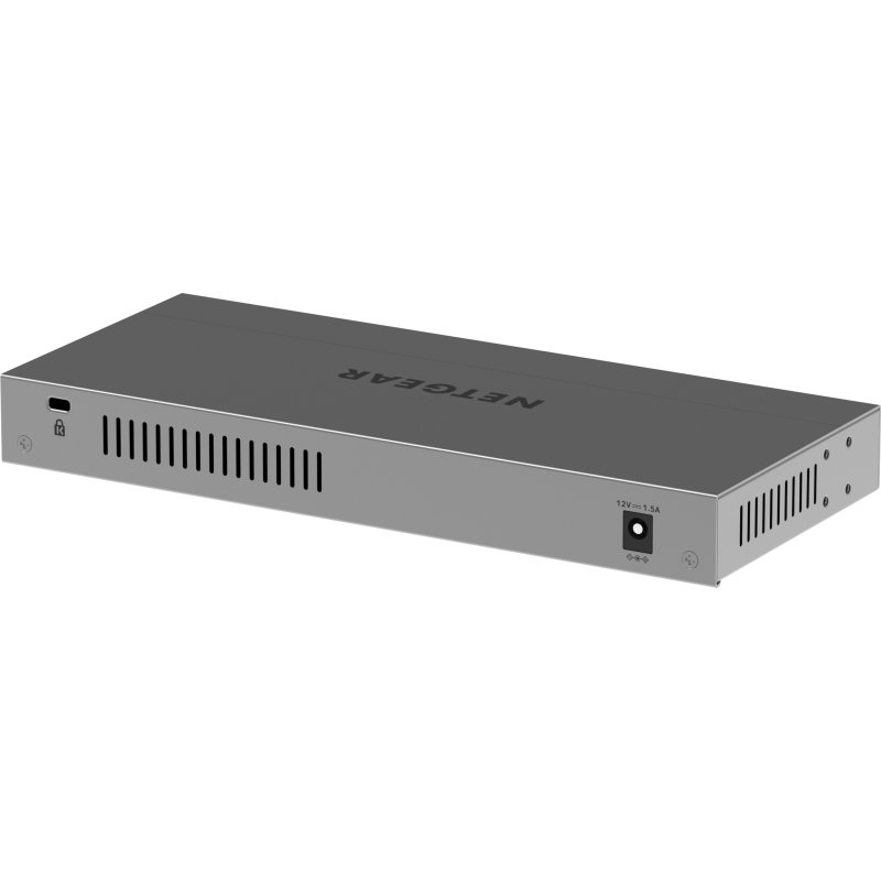 NETGEAR GS108MX-100EUS commutateur réseau Non-géré L2 Gigabit Ethernet (10/100/1000) Montage sur le bureau ou sur le mur
