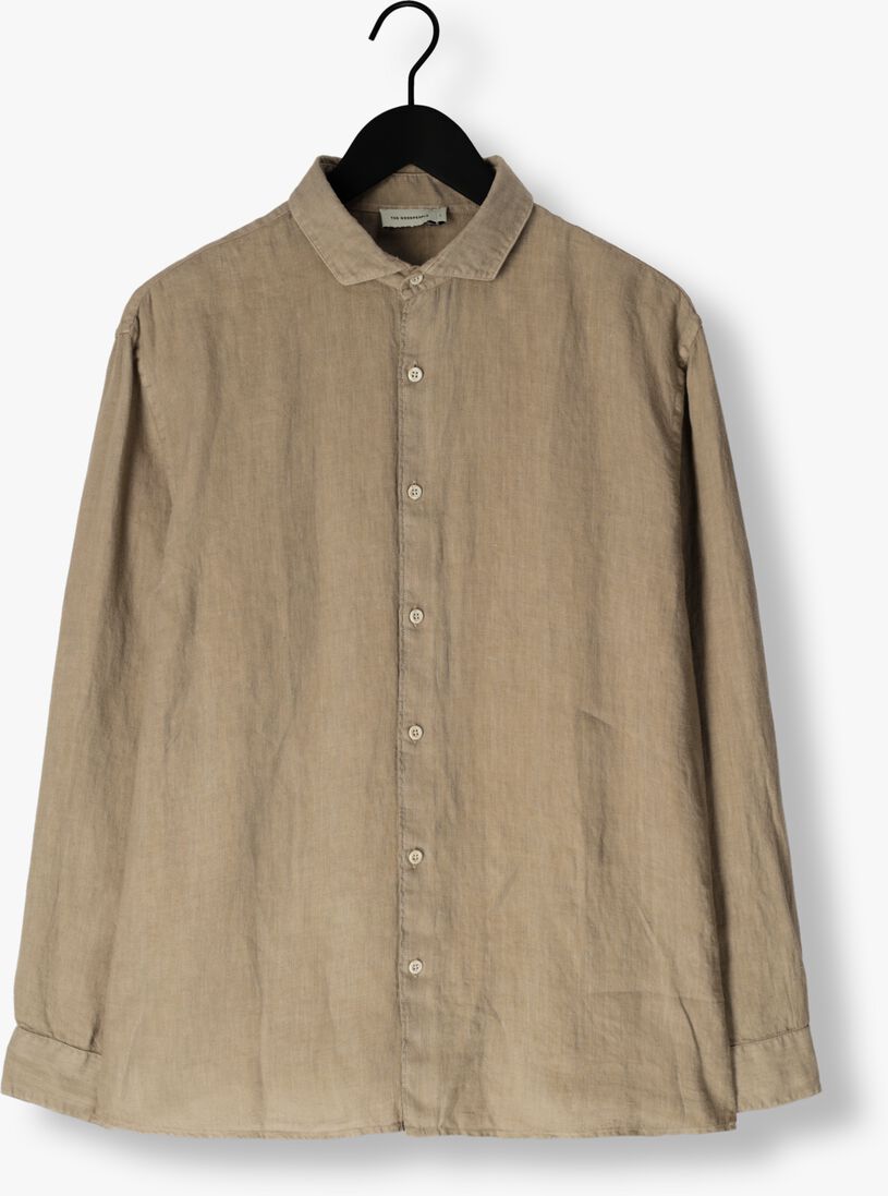 taupe the goodpeople casual overhemd soho