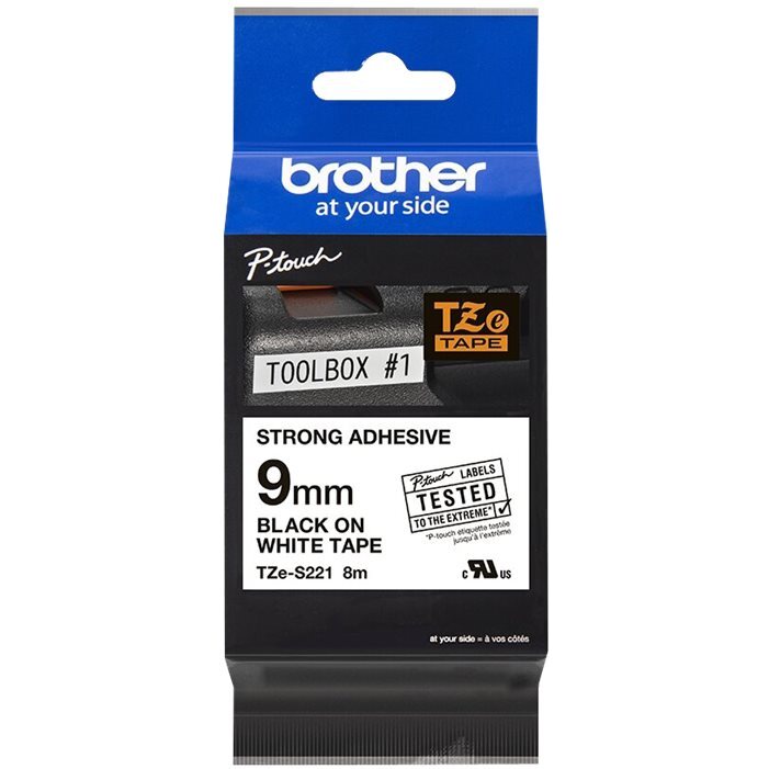Brother TZE-S221 ruban d'étiquette TZ
