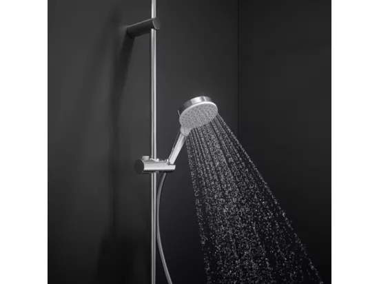 Pommeau de douche HANSGROHE Crometta Ecosmart+ blanc/chromé