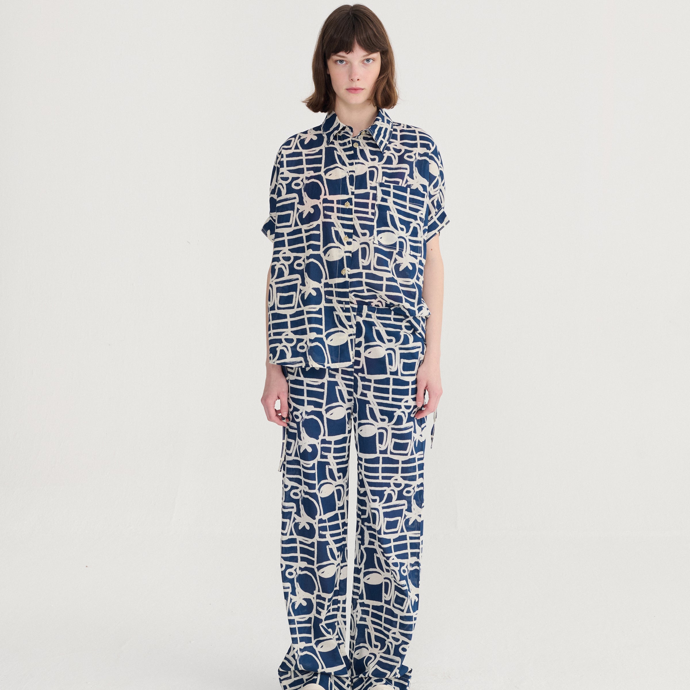 Adult Hose Festival Navy Blue