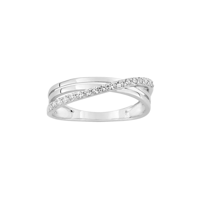 Bague Femme - Oxyde de zirconium - Or 9 Carats
