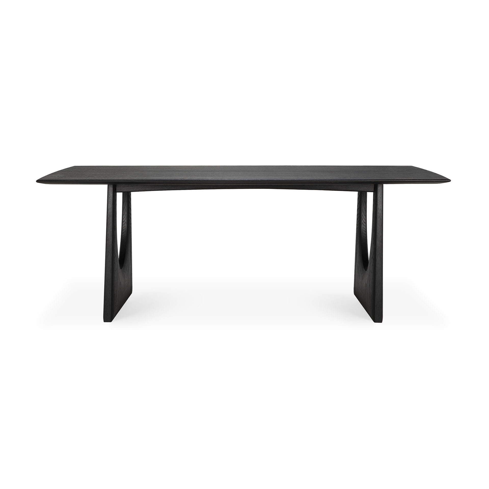 Tafel Geometric - zwart eiken - 220x100