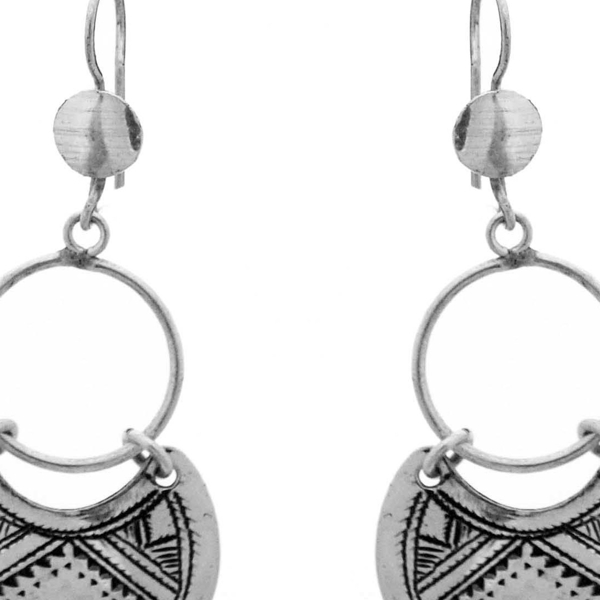 Longue Boucle d'oreille touareg Ethnique