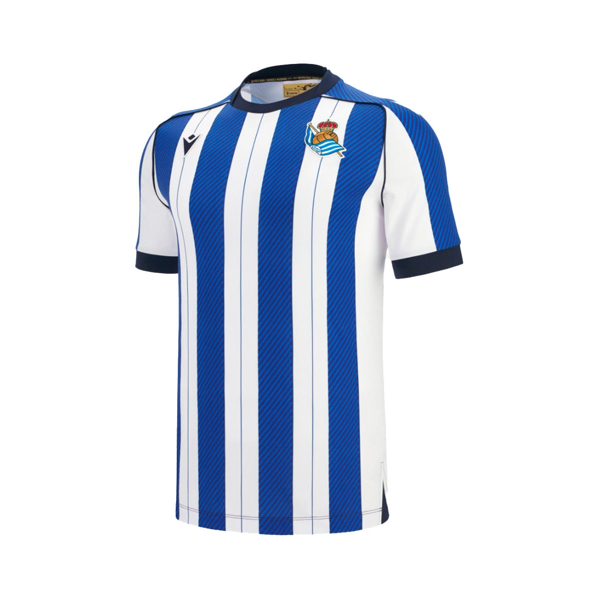 Camisola Macron Real Sociedad Primeiro Equipamento 2025-2026 Criança