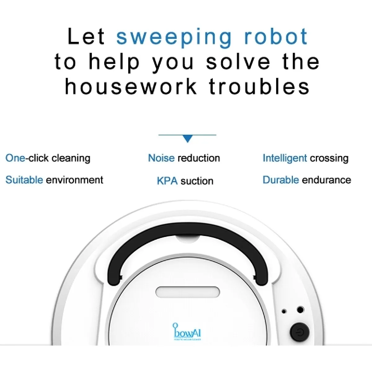 WEWOO Robot à Grande Aspiration