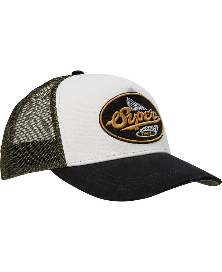 Superdry MESH TRUCKER CAP Vintage black