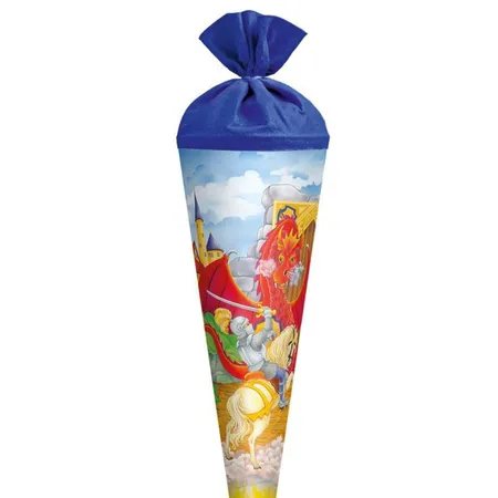 Roth Schultüte Ritter & Drache, 70 cm, rund