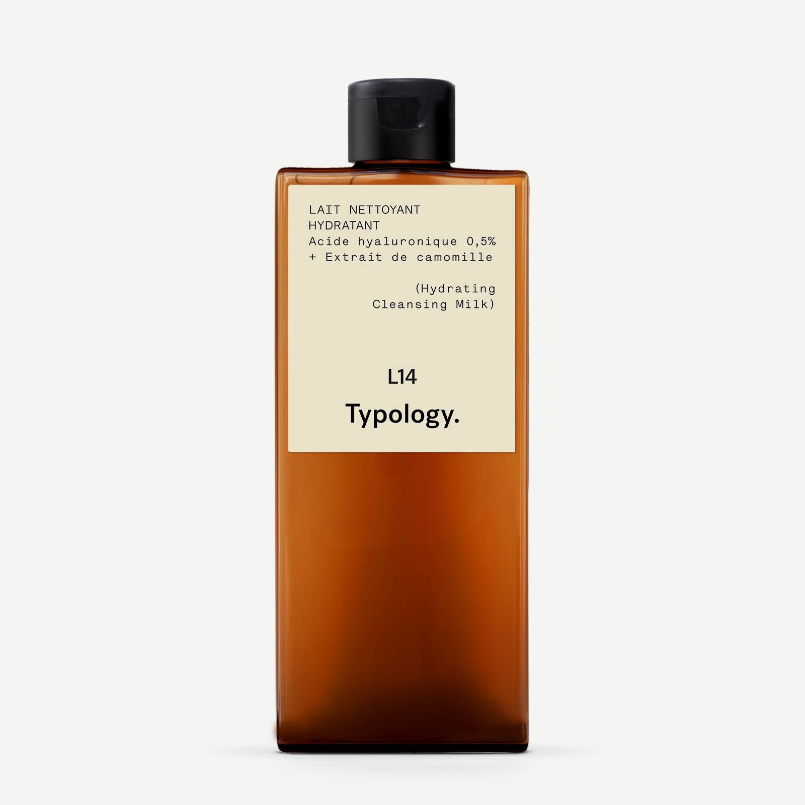 L14 - Lait nettoyant hydratant<br>Acide Hyaluronique 0,5% + Extrait de Camomille