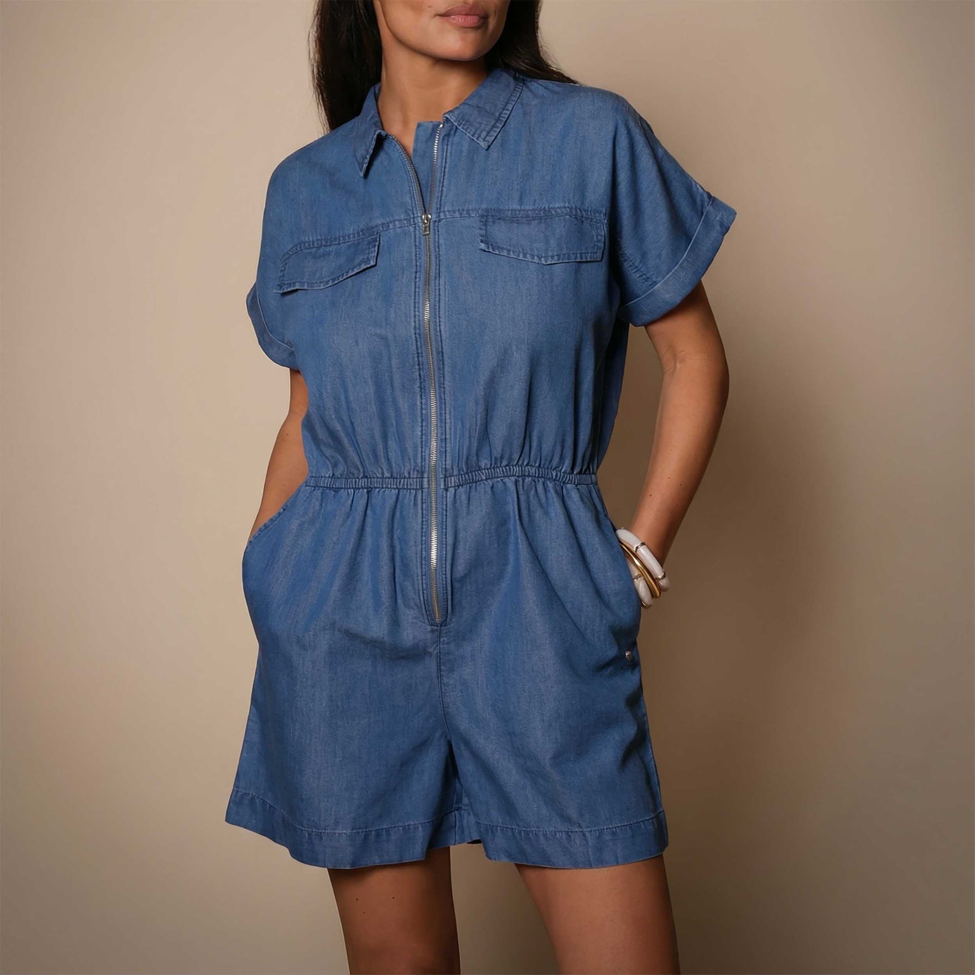 Combinaison Femme bleu