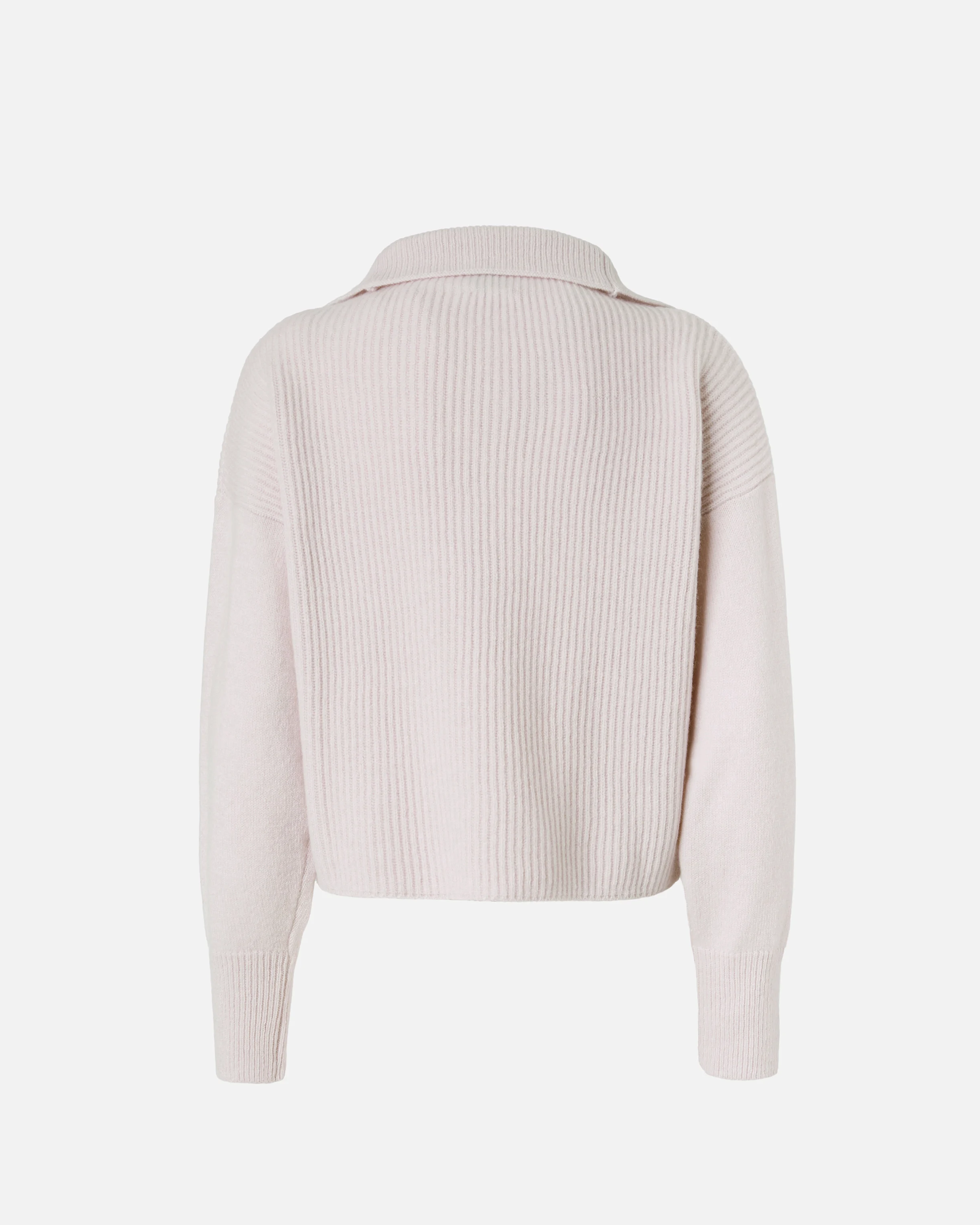 Pull à col zippé | Rose