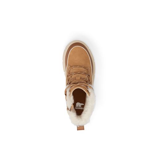 Sorel Explorer III Youth Waterproof Støvler, Tawny Buff/Bleached Ceramic, 35