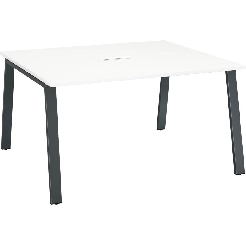 Table de réunion modulable ECLA L 140 x P 126 piétement métal