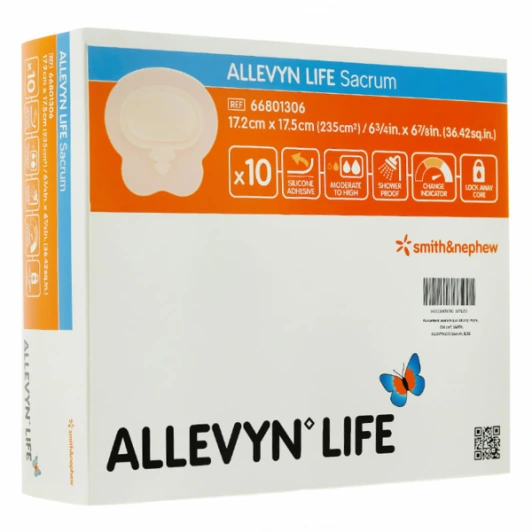 Pansement Allevyn Life Sacrum pour Plaies Exsudatives Sacrées
