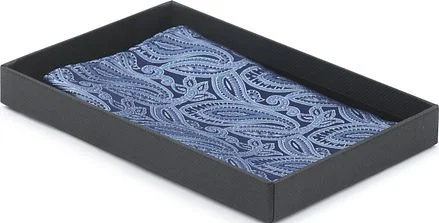 Suitable Zijde Pochet Paisley Blauw PO24-13 kopen