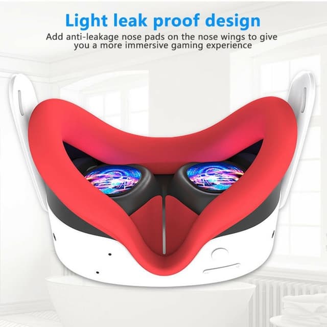 Til Meta Quest 3S VR Silikone Case Anti-Sved Face Pad Beskyttende Cover