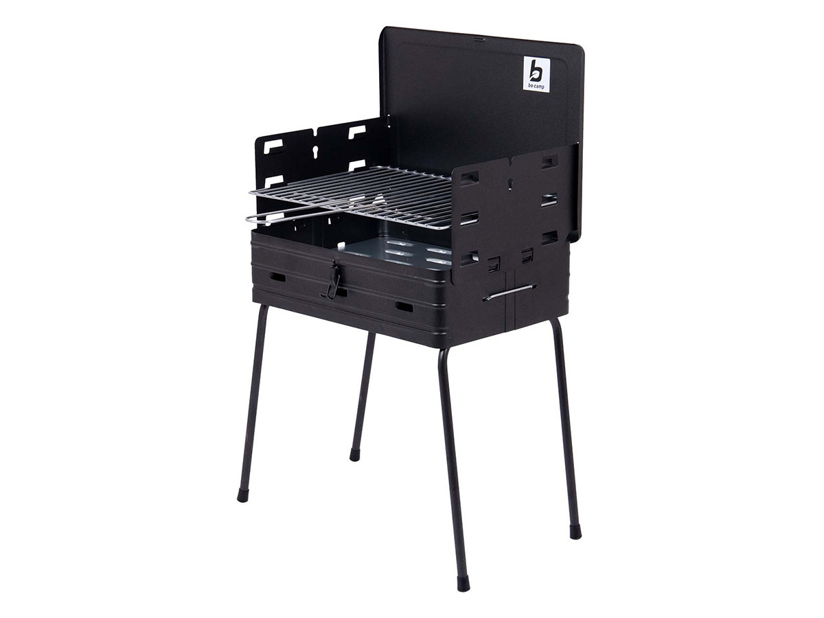 Bo-Camp houtskool barbecue koffermodel - Black
