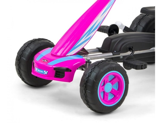 MILLY MALLY - Véhicule à pédales Kart à pédales viper - couleur rose