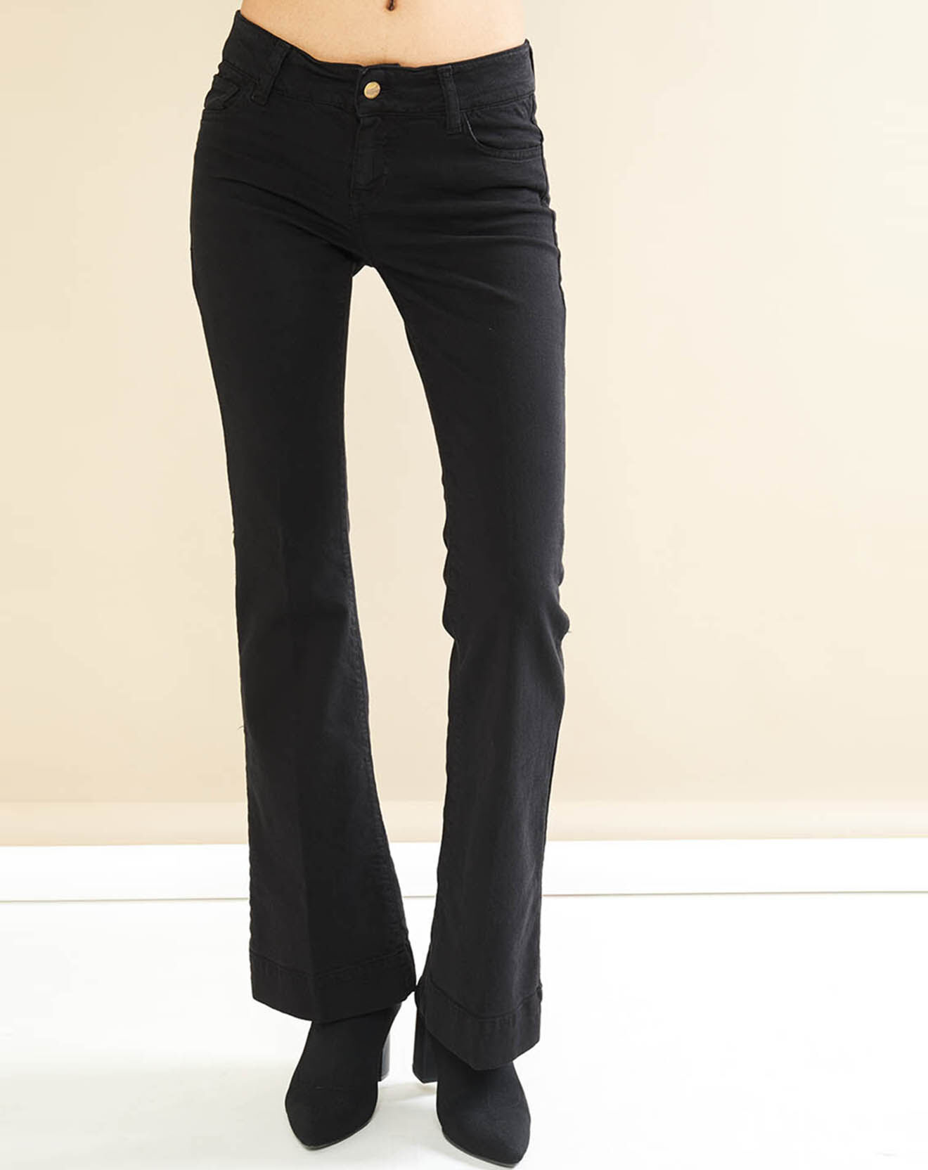Acquaverde Jean flare Adriana noir