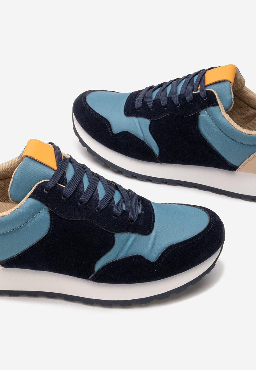 Baskets pour hommes bleus Rexon