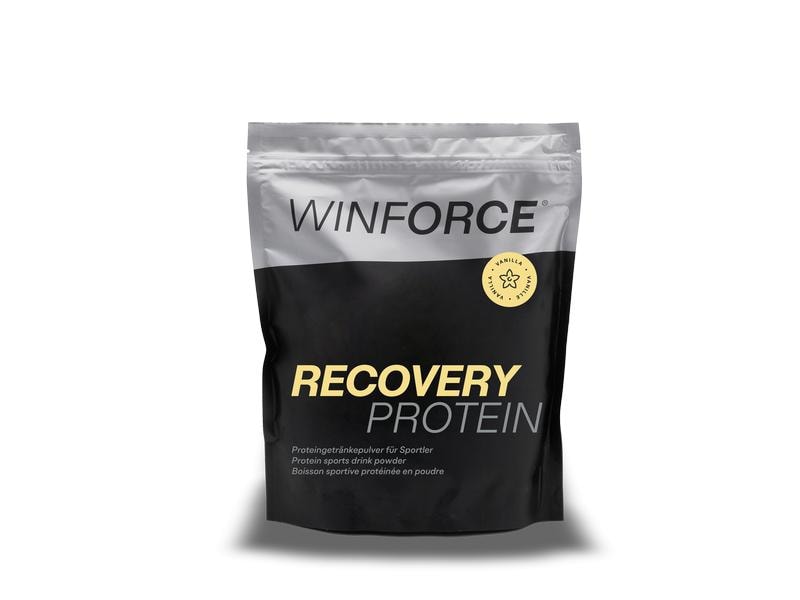 WINFORCE Pulver Recovery Protein Vanille, 800 g Proteingetränkepulver für Erholung