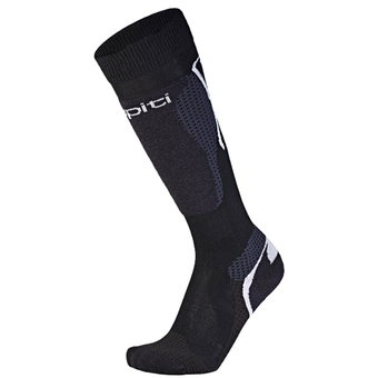 Wapiti W10 Merino  Skisocken Schwarz
