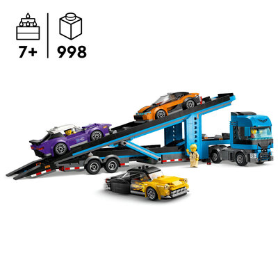 LEGO City 60408 Biltransporter med sportsbiler