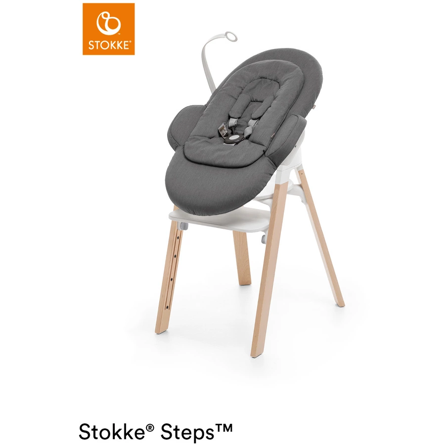 STOKKE® Steps™ Newborn Set Deep Grey White Chassis