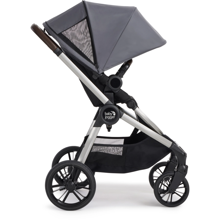 baby jogger Kinderwagen City Sights inkl. Babywanne Dark Slate und Wetterschutz