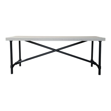 Eettafel Alle grijs steigerhout 95 x 200 cm