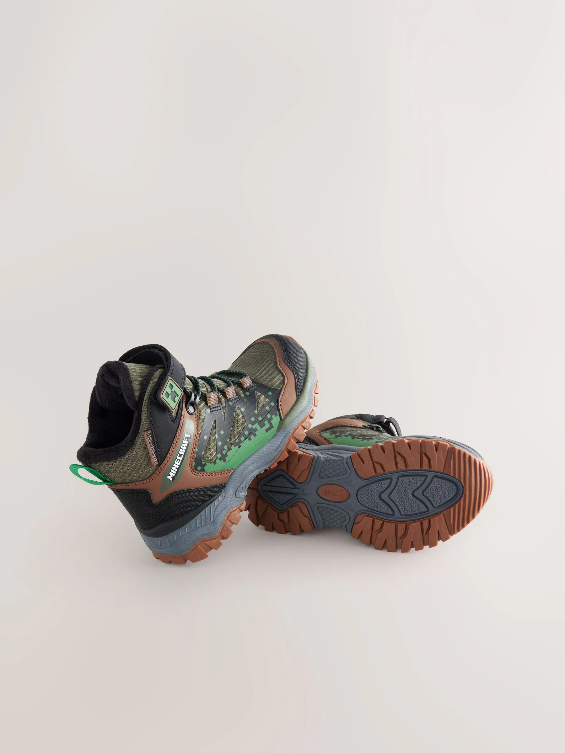 Kakigroen - Waterbestendige Minecraft-wandelschoenen