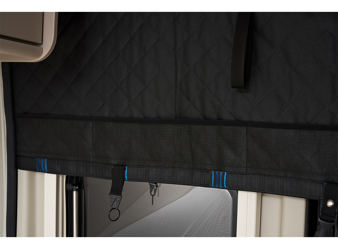 Hindermann Heck Unit Fiat Ducato 290-serie vanaf 2014 buscamper opbergvak - black